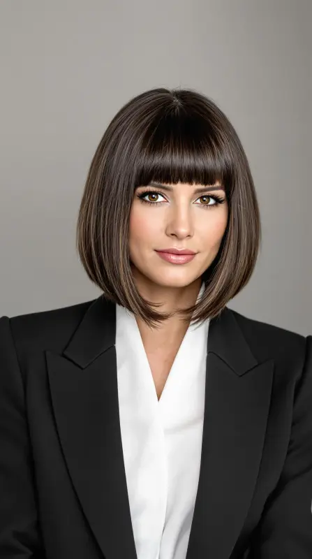 The Glamorous Bob: Confidence, Redefined - short hair blowout