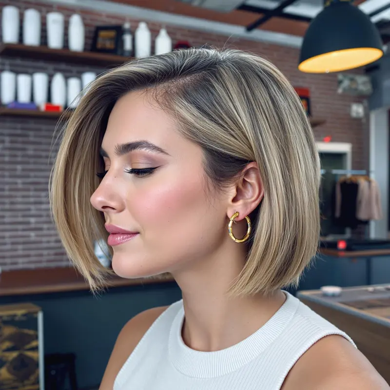 Sophisticated Allure: The Enduring Bob Marvel - short hair old money