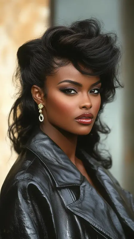 Glamorous 80s Prom Night Dream - 80s Prom Hair