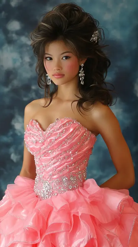Bold Glamour: The Ultimate 80s Prom Hair Reinvention - 80s Prom Hair