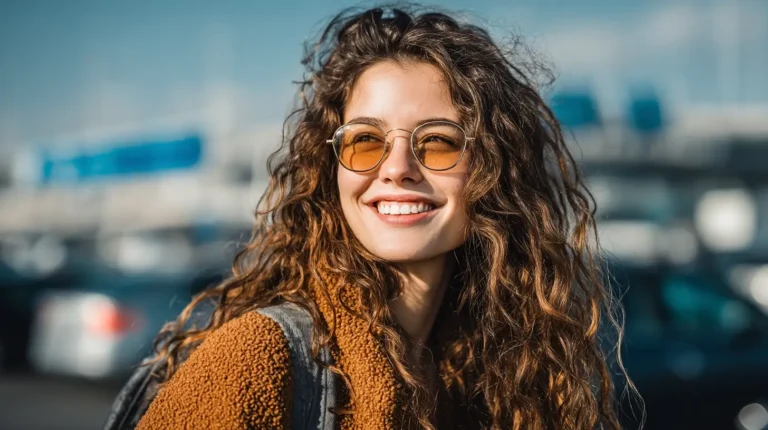 Airport Hairstyles for Curly Hair 1