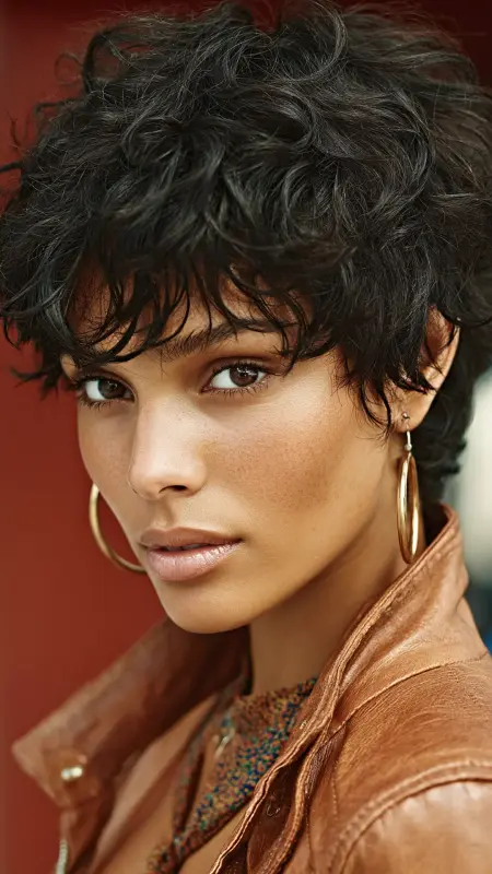 Airy Shag with Permed Ends - Digital Perm