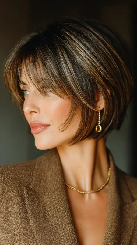 Angled Feathered Bob - Feathered Bob Hairstyles
