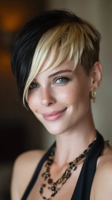 Asymmetrical Pixie - Pixie Haircuts For Fine Hair
