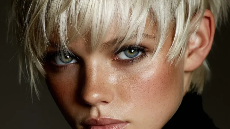 Asymmetrical face hairstyles 3