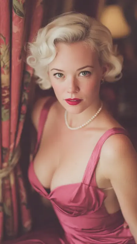 Bob with Soft Marcel Waves - Retro bob hairstyles