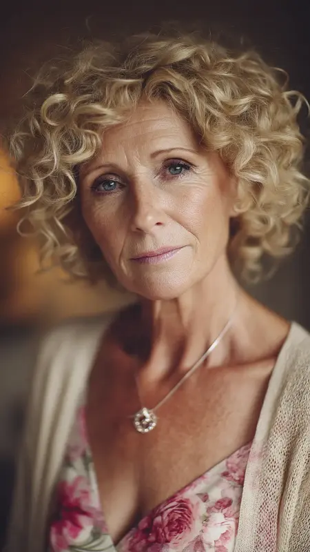 Bob with Soft Perm Waves - bob hair styles for women over 50
