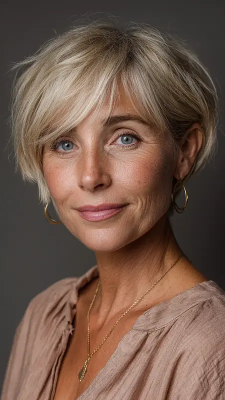 Bob with Soft Undercut and Hidden Volume - Medium Length Bob Haircuts For Women Over 50