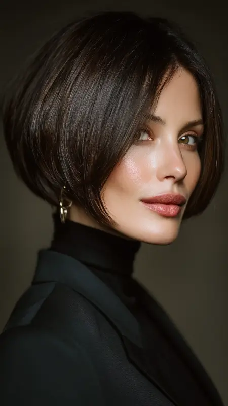 Bob with Soft Underlayer Highlights - Haircuts For Women Over 50 With Fine Hair