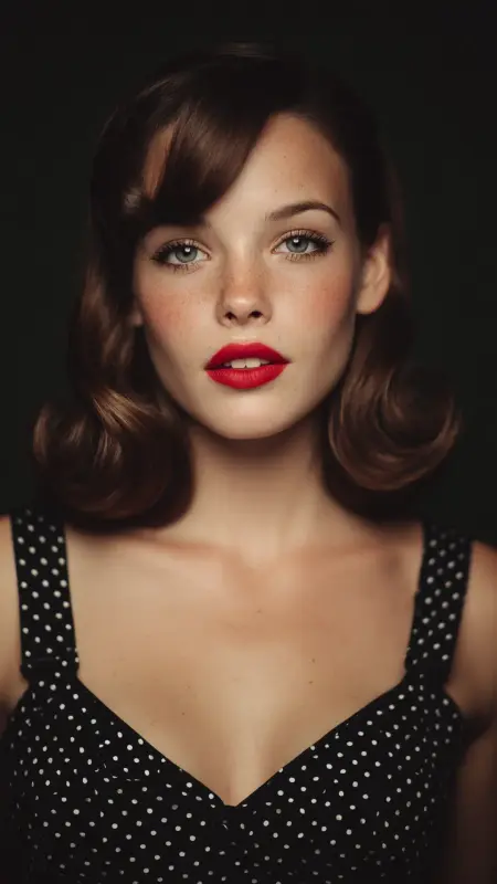 Bob with Victory Rolls - 50s bob