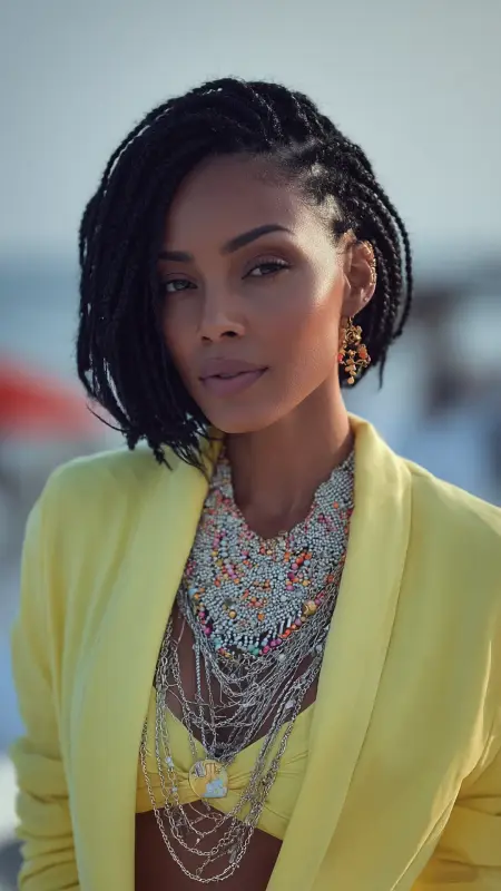 Box Braids Bob - Coarse Hairstyles For Women