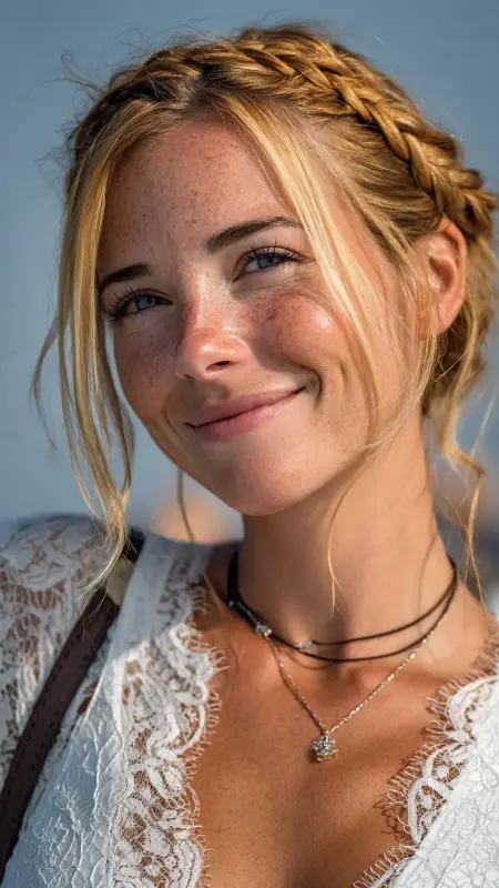 Braided Headband - Cute Airport Hairstyles