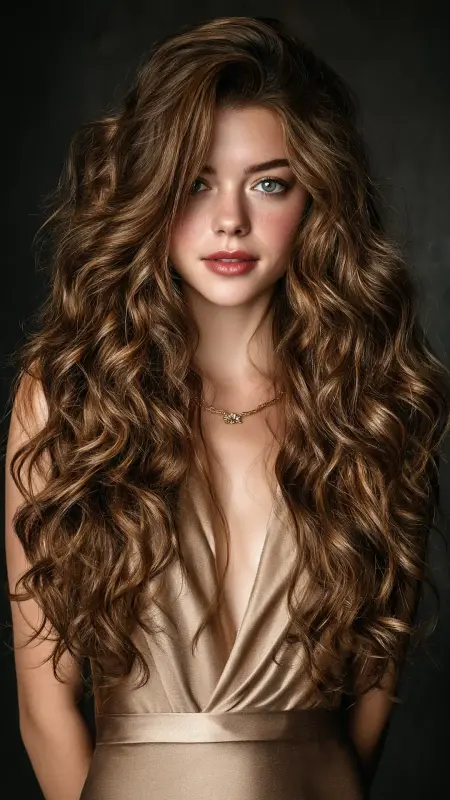 Enchanting Waves: The Effortless Butterfly Side Sweep - Butterfly Haircut With Side Part