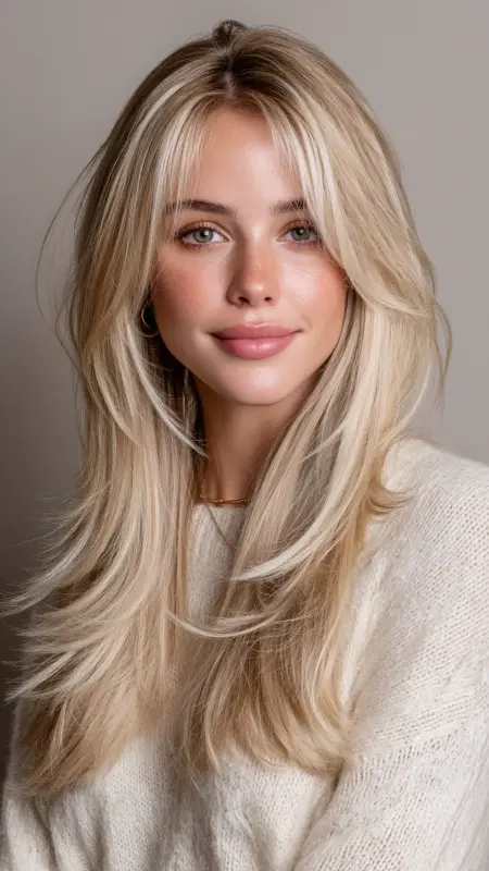 Butterfly Layers with Face-Framing Highlights - Butterfly Layers