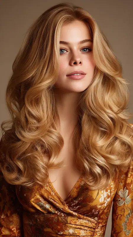 Butterfly Layers with Romantic Curls - Butterfly Layers