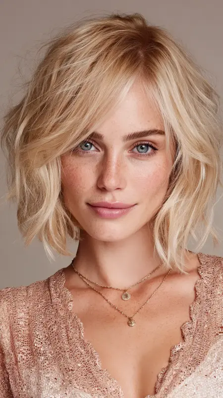 Champagne Blonde Elegance - Classy hair color ideas