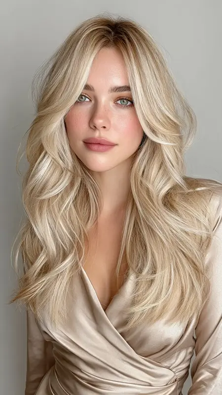 Champagne Blonde Highlights - Classy hair color ideas