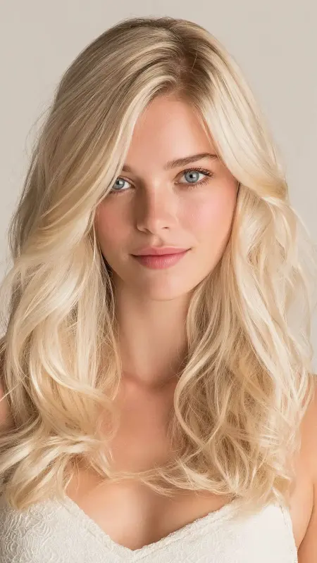 Champagne Blonde - Low maintenance hair color