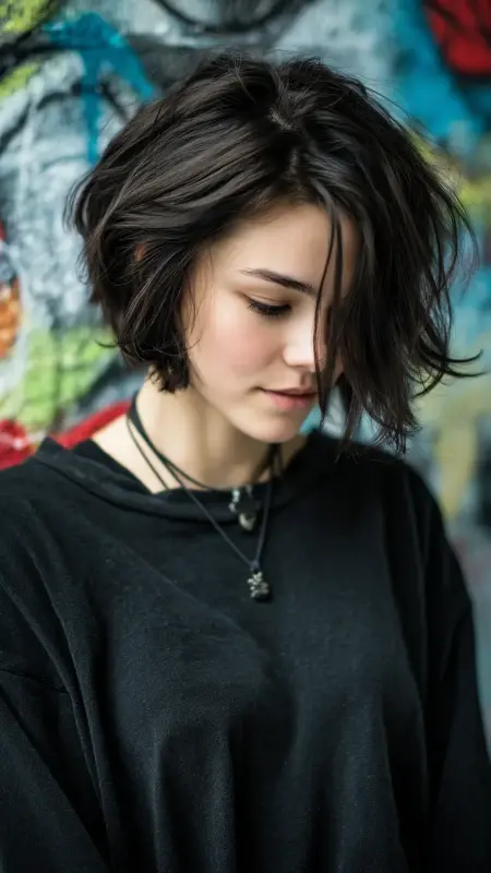 Choppy Pixie with Wispy Bangs - Youthful haircuts