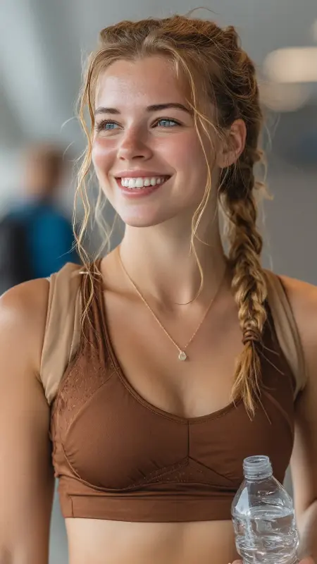Cinnamon Rose Balayage on Mid-Length Hair - Hair color for college students