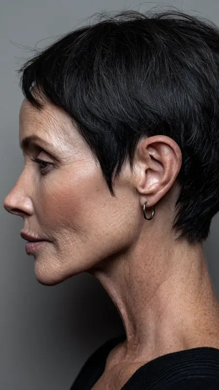 Classic Boyish Pixie - Pixie hairstyles for older women over 60