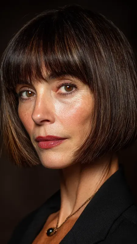 Classic Pageboy Cut - Hairstyles For Women Over 50 With Thinning Hair