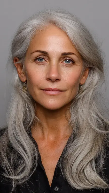 Collarbone-Length Lob Long Bob - Hair color ideas for women over 50