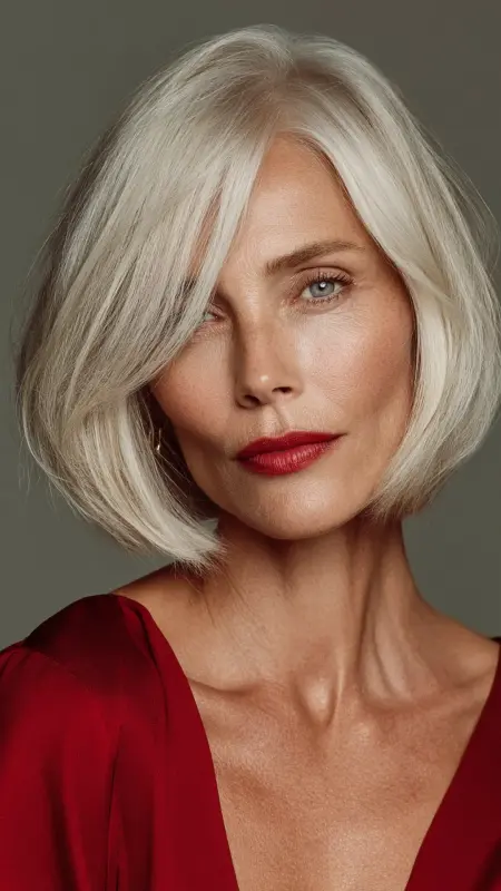 Crochet Curls - Short hairstyles for women over 60 with wavy hair
