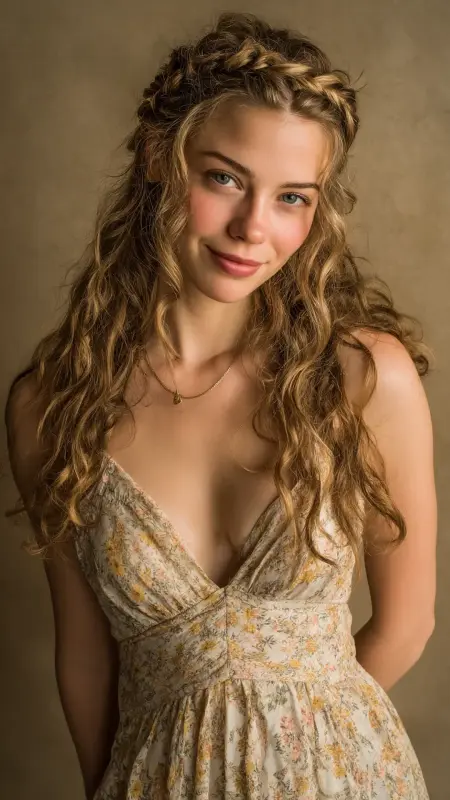 Crown Braid Trucker Hat - Coarse Hairstyles For Women