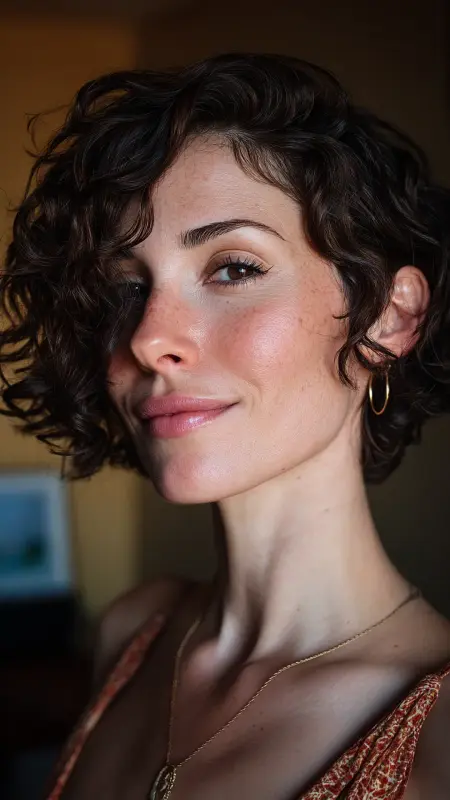 Curly Pixie - Pixie Haircuts For Fine Hair