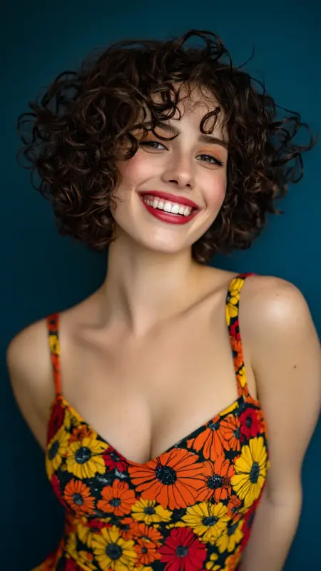 Curly Retro Bob - Retro bob hairstyles