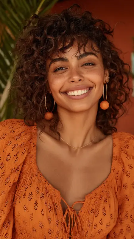 Curly Shoulder-Length Layers - Youthful haircuts