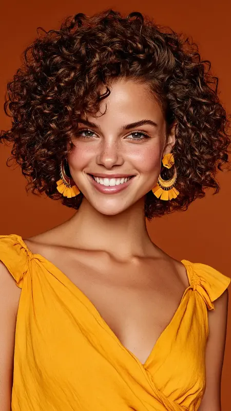Curly Stacked Bob - Stacked Bob Haircut For Fine Hair