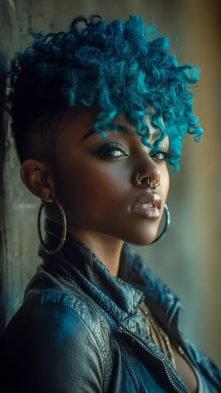 Curly Undercut Pixie - Short curly pixie haircuts
