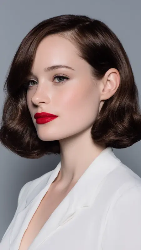 Curved Glass Bob - Glass Hair
