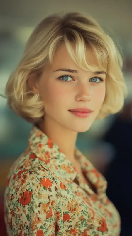 Feathered 50s Bob - 50s bob