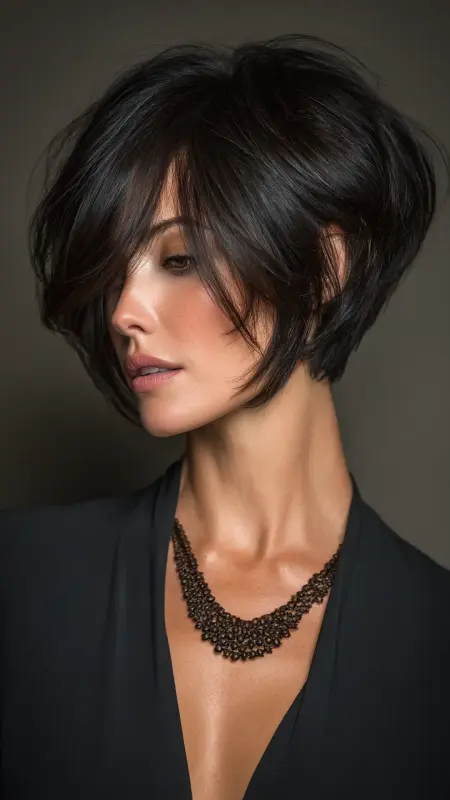 Feathered Bob with Tapered Nape - Feathered Bob Hairstyles