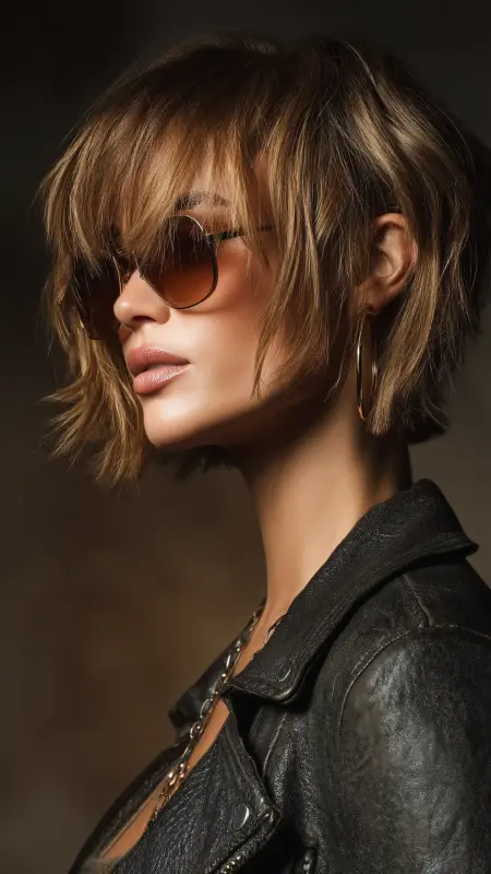 Feathered Bob with Undercut - Feathered Bob Hairstyles