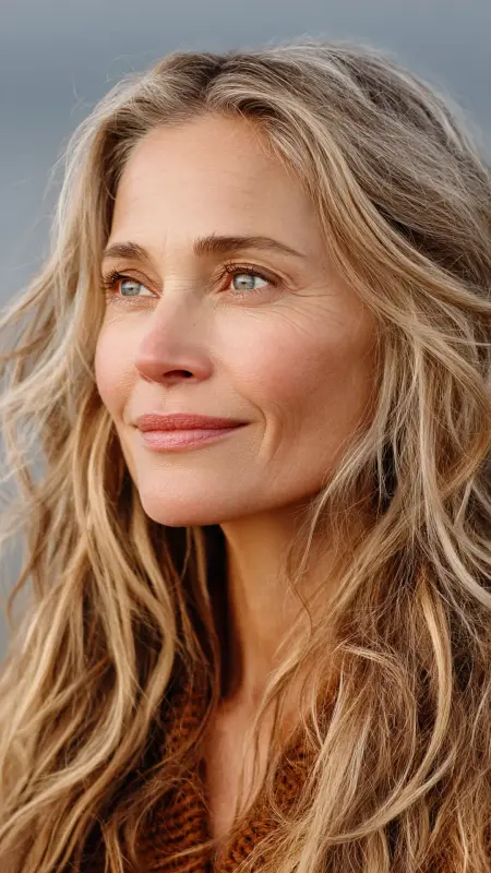 Feathered Crop - Short hairstyles for women over 60 with wavy hair