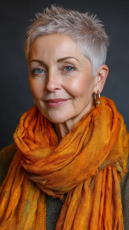 Flipped Ends Pixie - Pixie Cut Hairstyles For Older Women