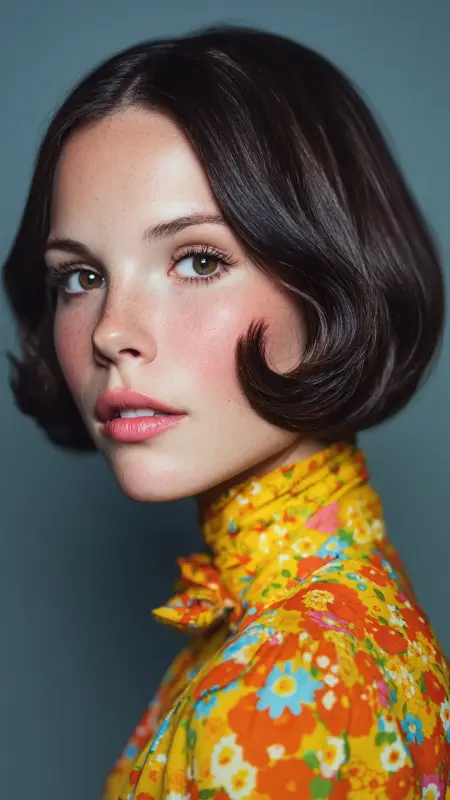 Flipped-Out Retro Bob - Retro bob hairstyles