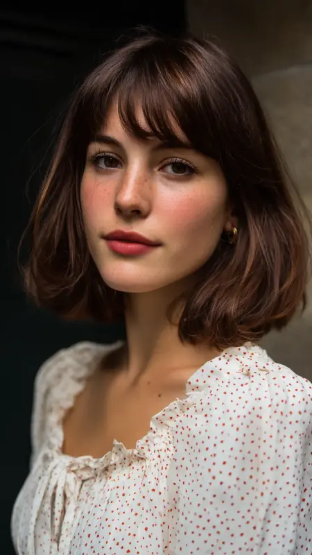 French-Inspired Soft Bob - Retro bob hairstyles