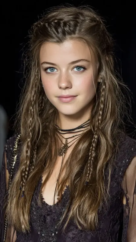 Bohemian Waves & Braid Whispers - Grunge Hairstyles