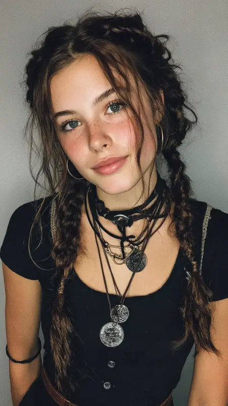 Effortless Braids: Embrace the Grunge Spirit - Grunge Hairstyles