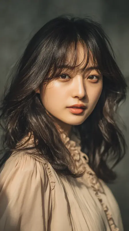 Hush Cut with Wispy Side Bangs - Hush cut