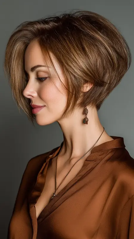 Inverted Feathered Bob - Feathered Bob Hairstyles
