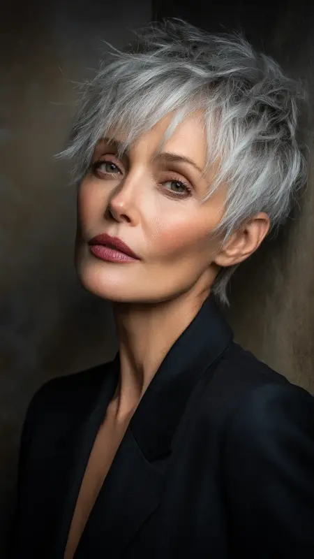 Layered Pixie Cut - Short Layered Hairstyles For Older Women