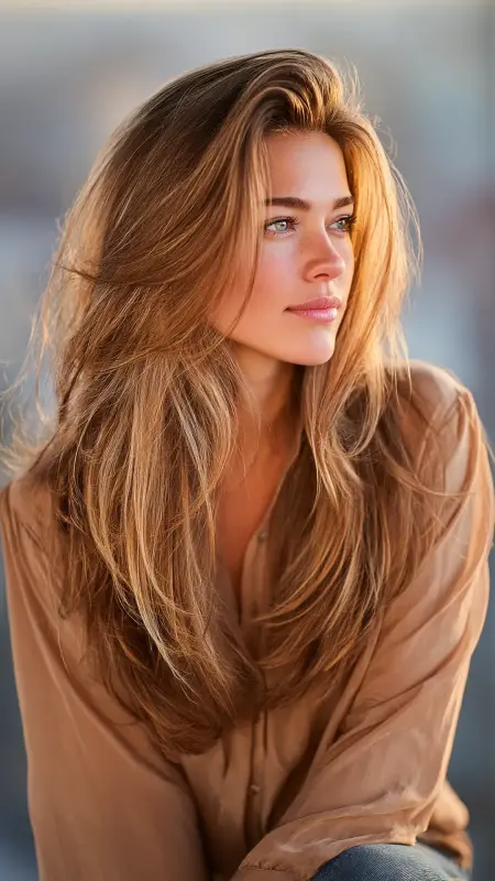 Long Straight Layers - Straight Hairstyles