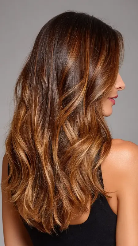 Long V-Cut - Long Haircuts For Women Over 40