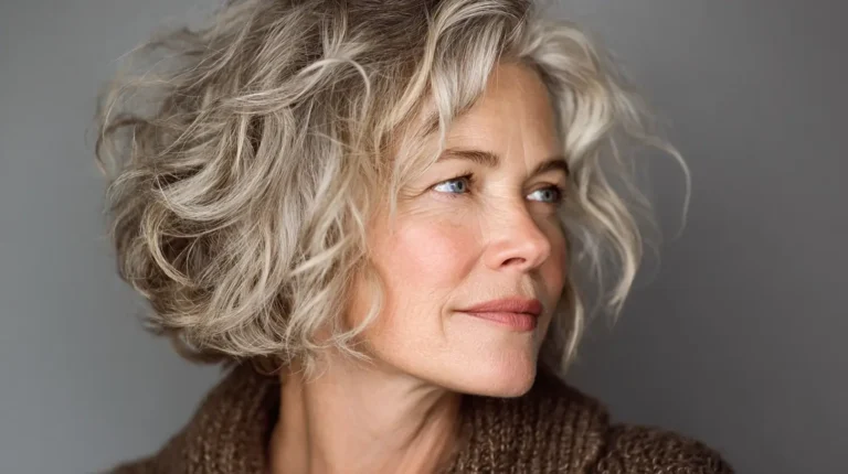 Medium length haircuts for women over 50 1